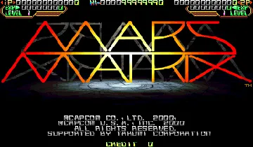 Mars Matrix: Hyper Solid Shooting (US 000412) screen shot title